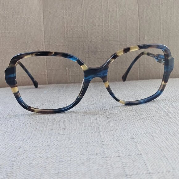 Trina Turk Ladies Eyeglasses Sunglasses Frame BLUE STRIPE KIAMA Glasses Eyewear - Picture 3 of 12